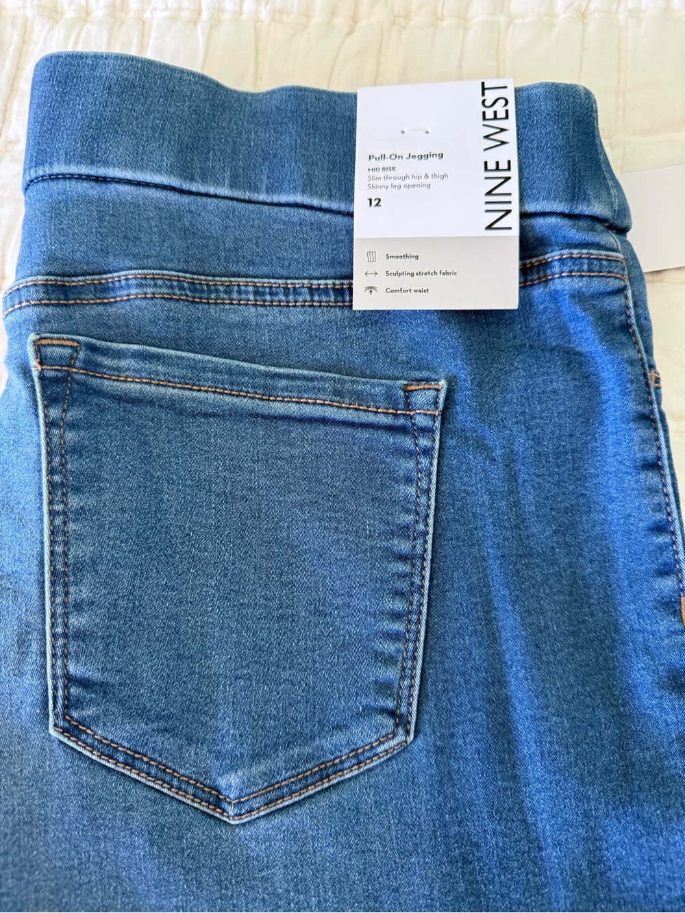 ✨ Nine West Pull-On Jegging Jeans — Size 12 — NWT ✨